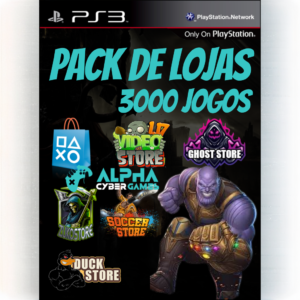 Pack 3000 Jogos Ps3 Mídia Digital